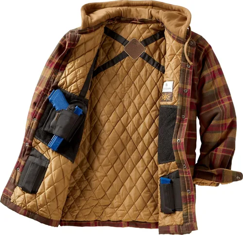 Vista 4 de Legendary Whitetails Maplewood - Chaqueta tipo camisa con capucha para hombre