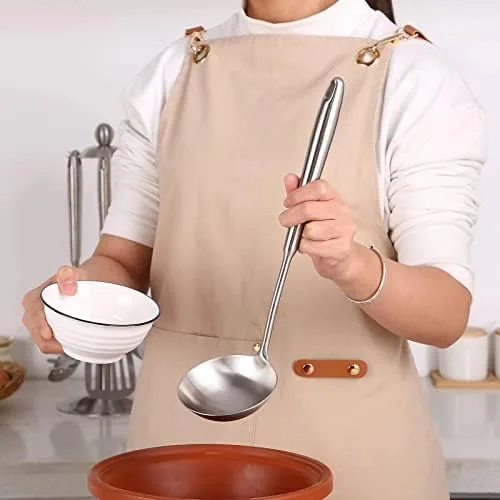 Vista 4 de 304 Stainless Steel Kitchen Utensils Set with Holder - 7 Pcs Metal Cooking Spoons, Kitchen Tools with Rotating Stand, Spatula, Ladle, Skimmer Spoon