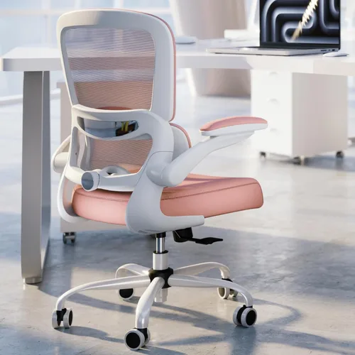 Vista 15 de Silla de oficina – Silla de escritorio ergonómica con soporte lumbar ajustable, silla de computadora de malla, silla ejecutiva para oficina en casa