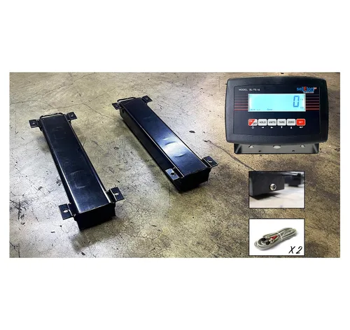 SellEton SL-WB Sistema de haz de pesaje | Báscula de canaleta de pesaje Báscula portátil para ganado - Tamaño: 24" L | 5,000 lb x 1 lb