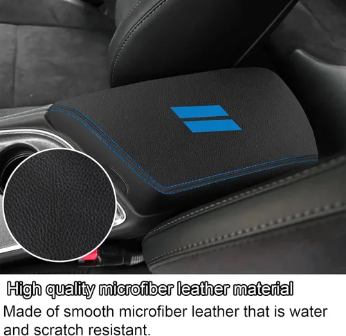 Vista 2 de YOSRTER para Accesorios de Dodge Challenger 2015 2016 2017 2018 2019 2020 2021 2022 2023 2024 Funda de Reposabrazos de Consola Central Caja