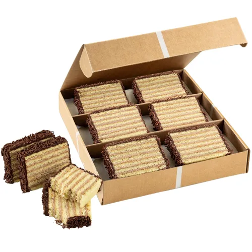 Vista 8 de Pasteles navideños Pasteles de siete capas, torta Dobosh Postres frescos de panadería para vacaciones [2 unidades] Regalos de comida