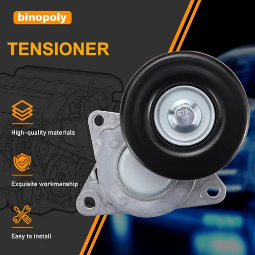 Vista 4 de binopoly 38284 Conjunto de tensor de correa de transmisión con polea para Nissan Altima/Sentra/Rogue/X-Trail OEM # 119556N20B 11955-6N20C 119558J00A