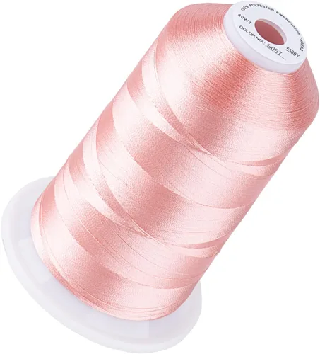 Vista 43 de Simthread 5500 yardas de hilo de bordar, 5000M de alto rendimiento 40 WT 100% hilo de poliéster – Más de 170 colores vívidos, clasificado de alta