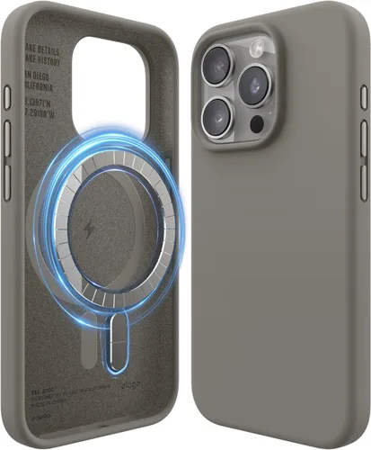 Vista 30 de elago Funda de Silicona Magnética Compatible con Funda iPhone 15 de 6.1 Pulgadas Compatible con Todos los Accesorios MagSafe - Imanes Integrados