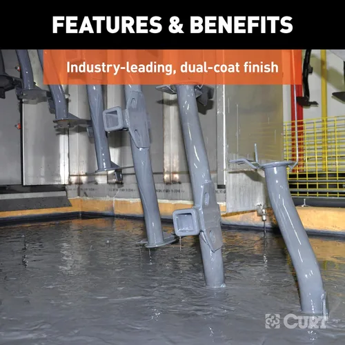 Vista 5 de CURT Enganche de remolque Clase 2 12093, receptor de 1-1/4 pulgadas, compatible con Mazda CX-7 seleccionados