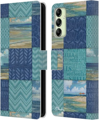 Vista 18 de Head Case Designs Officially Licensed Paul Brent Agate Mermaid Coastal Leather Wallet Case Compatible with Samsung Galaxy A14 5G