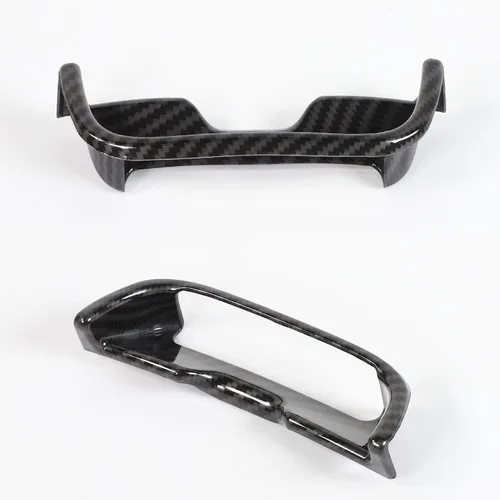 Vista 2 de Voodonala Para cargador consola central reposabrazos interruptor interruptor cubierta para 2011-2024+Dodge Charger, Chrysler 300c Accesorios