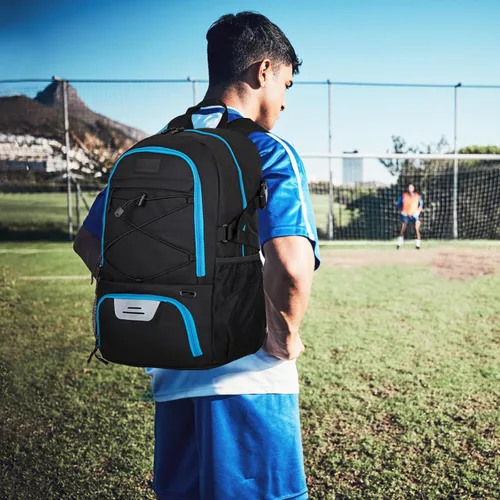 Vista 36 de Goloni Mochila de fútbol,Mochila de baloncesto con compartimento para pelotas y compartimento para zapatos,Mochila para baloncesto,Fútbol