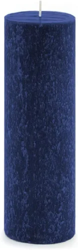 Vista 10 de Root Candles Unscented Candles - Vela de pilar de mezcla de cera de abeja, 3 x 3 pulgadas, color azul Williamsburg
