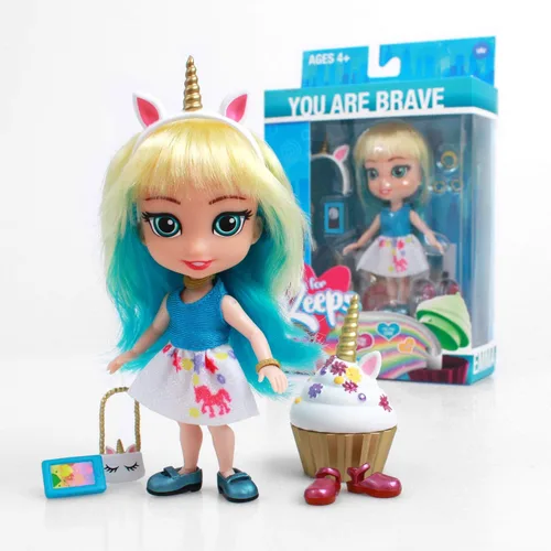 Vista 16 de Loyal Subjects - for Keeps Bella Girl with Cupcake Keepsake 5 figura de acción (red)