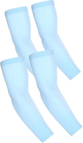 Vista 22 de KUHNMARVIN 2 Pares de Mangas de Brazo de Compresión con Protección UV Refrescantes Mangas de Sol Cobertura de Tatuajes Mangas de Brazo