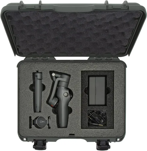 Vista 5 de Nanuk Funda 910 con espuma (C0798) DJI OSMO Mobile 6 - Oliva