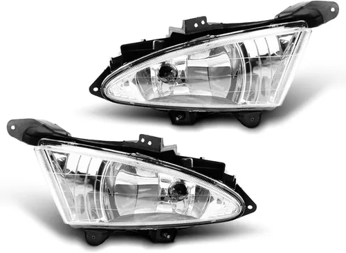 Vista 13 de Boxlight - Luces antiniebla compatibles con Hyundai Santa Fe 2007 2008 2009, un par de luces antiniebla con lente transparente para parachoques
