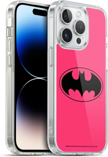 Vista 435 de Head Case Designs Funda de gel con licencia oficial de Batman DC Comics Bat Signal Logos [protección de grado militar] compatible con Apple iPhone 7