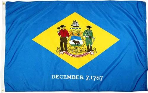 Vista 65 de FlagSource Bandera del estado de nailon de Alabama, fabricada en los Estados Unidos, 3 x 5 pies