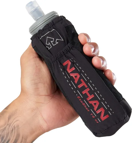 Vista 3 de Nathan ExoDraw & ExoShot 2.0, Handheld Running Water Bottle for Marathons, Hiking, Ultra Running & Outdoor Activity