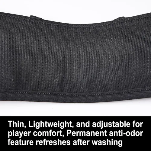Vista 3 de EALER Hockey Neck Guard Collar, Hockey Core Neck Protect Guard Bib Cut Resistant