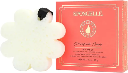 Vista 13 de SPONGELLÉ Buffer Corporal Infundido con Gel de Ducha de Flores en Caja, Hierba de Playa