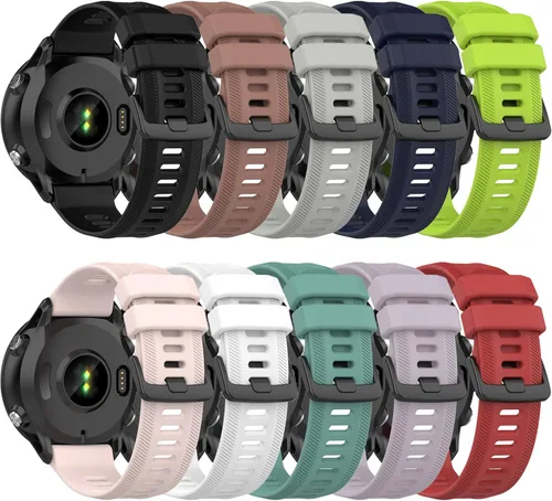 Correa para Garmin Forerunner 955, banda de repuesto de silicona suave para Garmin Forerunner 955 Forerunner 955 Solar (sin rastreador, solo bandas
