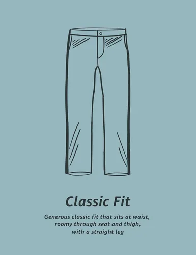Vista 7 de Tienda Essentials Men's Classic-Fit Wrinkle-Resistant Flat-Front Chino Pant (Available in Big & Tall)