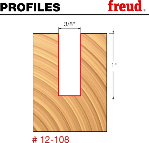 Vista 3 de Broca recta de doble acanaladura Freud, 1564 x 34 de pulgada, con vástago de 12 pulgada, 12-096