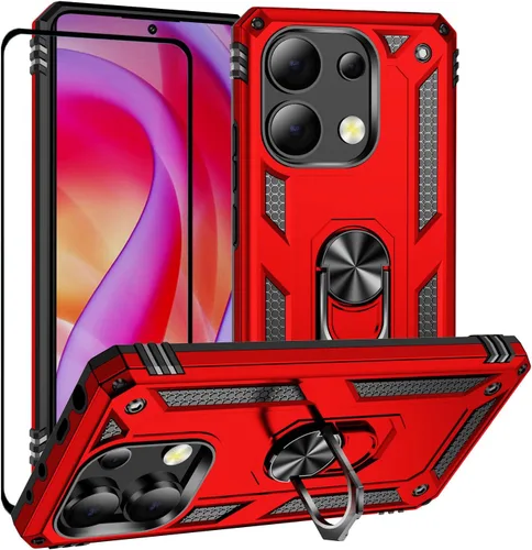 Vista 21 de Funda para Xiaomi 11T / Mi 11t Pro con protector de pantalla, ajuste delgado, protección militar a prueba de golpes, funda protectora para Xiaomi