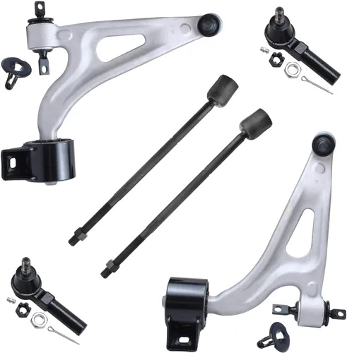 Vista 312 de Detroit Axle - Kit de suspensión de 6 piezas para Chevy Equinox GMC Terrain 2010-2017 2010-2017 brazos de control inferiores con rótulas, 2
