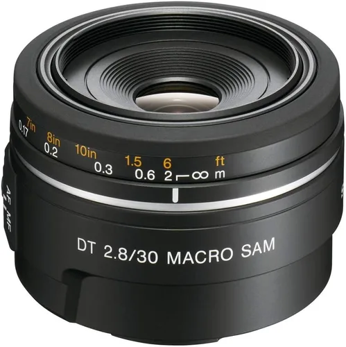 Sony Lente SAL30M28 1.181 in f/2.8 para cámaras réflex digitales Alpha