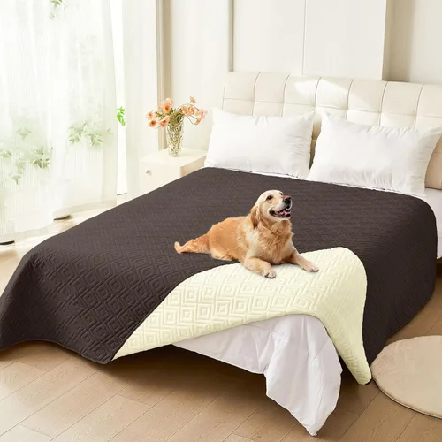 Vista 118 de hyha Manta impermeable para perro, manta suave para cama de perro, manta para mascotas, funda impermeable lavable para sofá, fundas reversibles