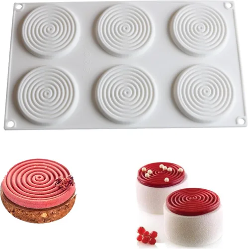 Vista 12 de OCPO KITCHEN Moldes de silicona con forma de corazón 3D para hornear pasteles de mousse, molde de silicona 3D para dulces, pastelería, chocolate