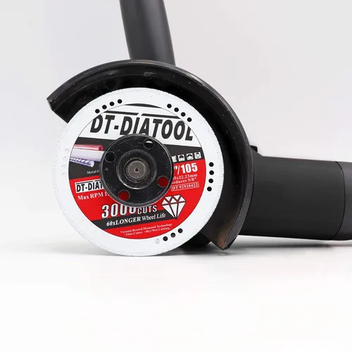 Vista 8 de DT-DIATOOL Ruedas de corte de diamante de 4 x 7/8 "para cuchillas de corte de metal de acero y hierro para amoladora angular