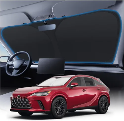 Vista 107 de KUST Parasol para parabrisas para Honda Accord 2018-2024 2025 2026, accesorios de ventana de 4 capas, protector solar plegable, bloquea los rayos