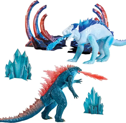 Vista 3 de Godzilla x Kong Godzilla vs Shimo - Paquete de 2 figuras de Playmates Toys
