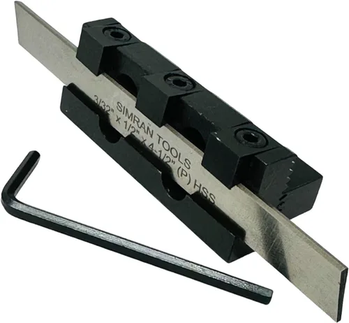 Vista 7 de SOPORTE PARA HERRAMIENTAS DE SEPARACIÓN CON CUCHILLA HSS DE 10 MM DE 3/32" X 1/2" X 10,16 CM Herramienta de precisión Producto de acero Libre