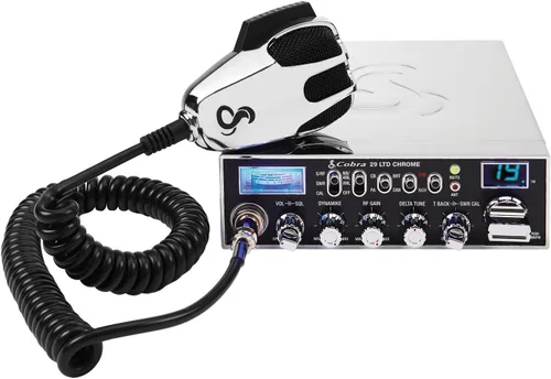 Vista 8 de Cobra 25 LTD Radio CB Profesional AM/FM – Compacta, Fácil de Operar, con Acceso de Modo Dual, Salida de 4 Vatios, 40 Canales Completos, Control