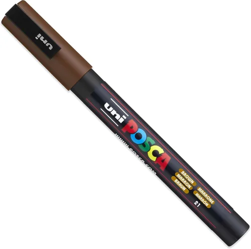 Vista 3 de Posca PC-3M Paint Marker Art Pens - 0.9-1.3mm – Earth Tones Set of 8 Pens in Gift Box