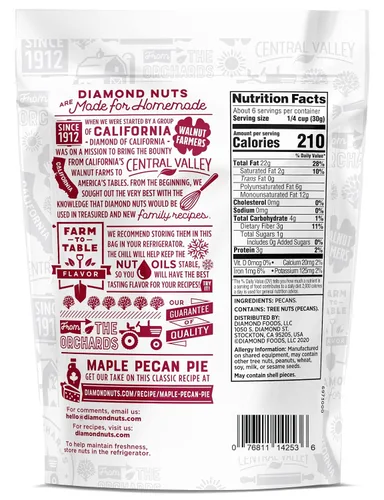 Vista 2 de Diamond of California Mitades de nueces, 6 oz (paquete de 12)