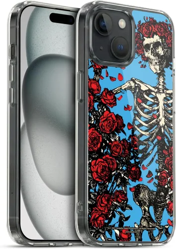 Vista 220 de Head Case Designs Funda de gel con licencia oficial de Grateful Dead Bear Trends [protección de grado militar] compatible con Apple iPhone 7