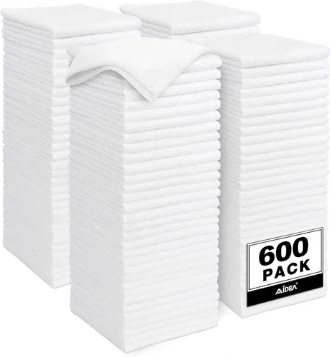 Vista 44 de AIDEA Paño de limpieza de microfibra, paquete de 12 toallas de microfibra suave para automóviles, trapos de limpieza absorbentes, paños de lavado