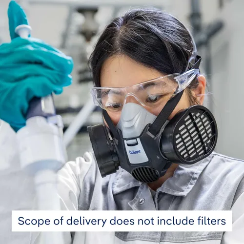 Vista 7 de Dräger X-plore 3300 Máscara respiradora de media cara, aprobada por NIOSH