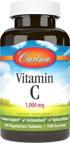 Carlson - Vitamina C 1,000 mg, 100 unidades