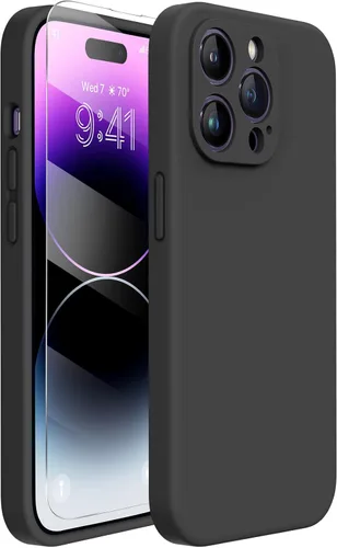 Vista 40 de Miracase Funda ultradelgada diseñada para iPhone SE 2022 (3ª generación)/iPhone SE 2020 (2ª generación)/iPhone 7/iPhone 8 con protector de pantalla