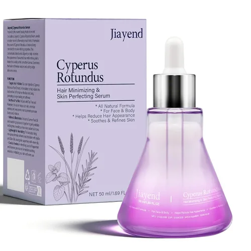Cyperus Rotundus Skin Serum Oil, Natural Hair Removal & Shaving Oil for Women, Effectively Reduces Unwanted Hair & Prevents Hair Regrowth,