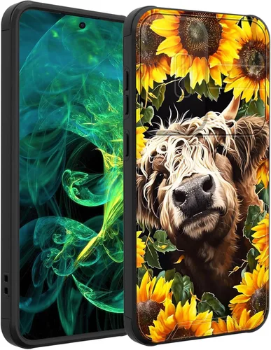 Vista 217 de Funda para Galaxy A36 5G/A56 5G con cubierta de cámara deslizante, resistente de doble capa híbrida a prueba de golpes, funda protectora resistente