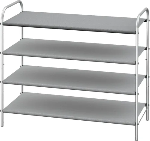 Vista 15 de Simple Houseware - Organizador de almacenamiento para zapatero de 2 niveles, color bronce