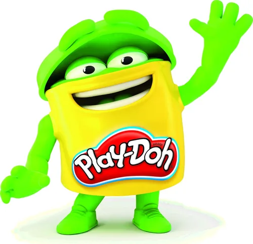 Vista 4 de PLAY-DOH E4828F02 - Paquete de 12 unidades de compuesto de modelado no tóxico verde, latas de 4 onzas, multicolor