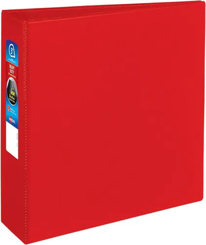 Vista 12 de Carpeta dura Avery con anilla de bloqueo EZD con sistema one touch, Azul 3 pulgadas