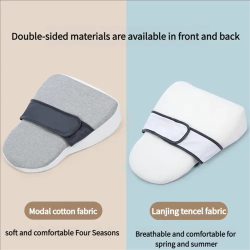 Vista 2 de Almohada para tumbona para bebé, soporte para bebé, almohada antirreflujo, alimentación con biberón, tiempo boca abajo y almohada de cuña