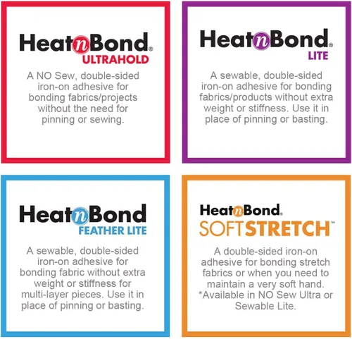 Vista 4 de HeatnBond UltraHold Adhesivo termoadhesivo, 5/8 pulgadas x 10 yardas (paquete de 2)